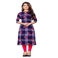 Stylish Crepe Printed Kurta For Women Pack Of 1-thumb2