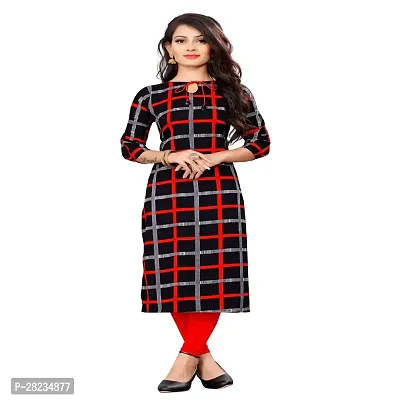 Stylish Crepe Printed Kurta For Women Pack Of 1-thumb3