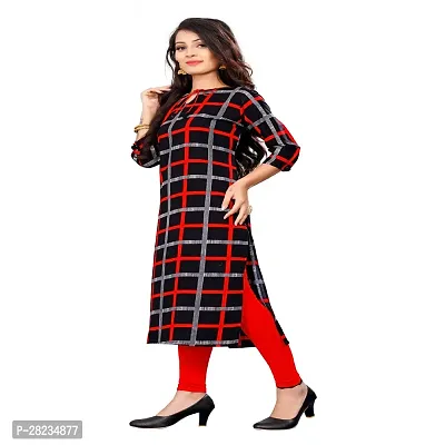 Stylish Crepe Printed Kurta For Women Pack Of 1-thumb2