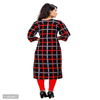 Stylish Crepe Printed Kurta For Women Pack Of 1-thumb4