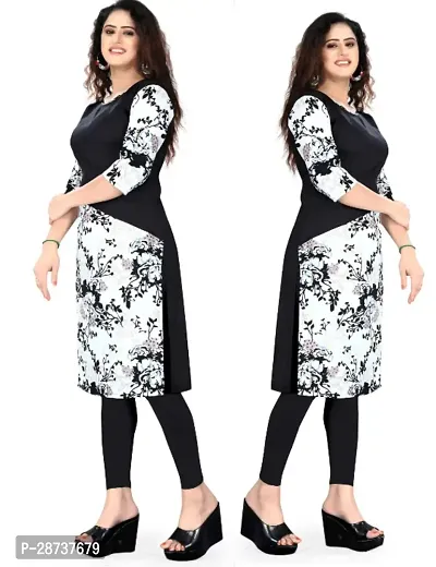 Stylish Crepe Kurtas For Women-thumb0