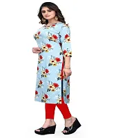 Stylish Blue Crepe Stitched Kurta For Women-thumb3