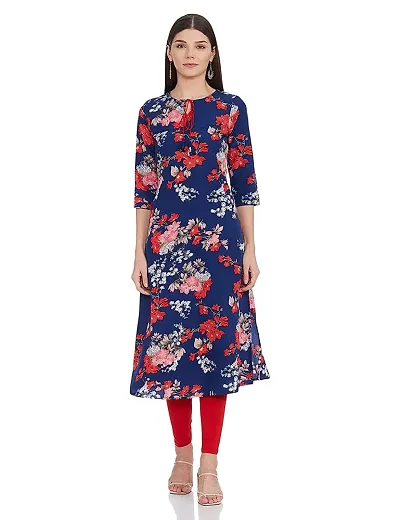 Women Crepe Straight Kurti (Pack Of 2)