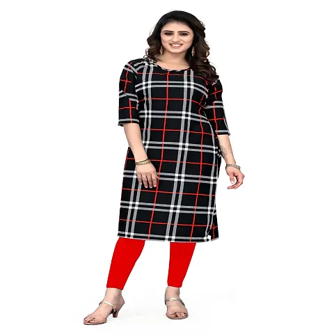 Classic Crepe Printed A-Line Kurti