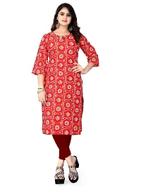 Classic Crepe Printed Kurtis For Women, Pack Of 3-thumb3