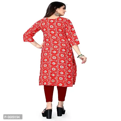 Classic Crepe Printed Kurtis For Women, Pack Of 3-thumb2