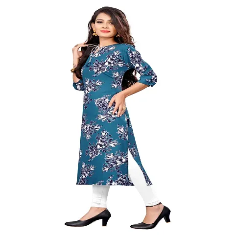 Women Crepe Straight Kurti (Pack Of 2)