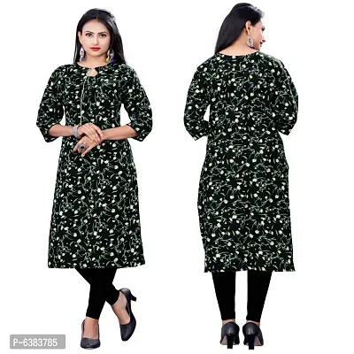 Multicoloured Crepe Printed Kurtas For Women