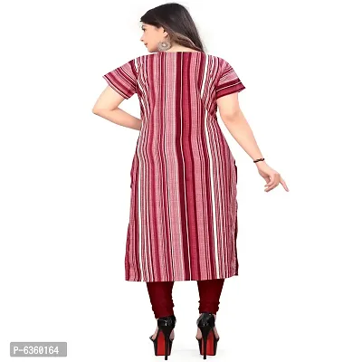 Multicoloured Crepe Printed Kurtas For Women-thumb3