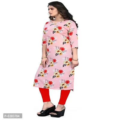 Women Printed Crepe Straight Kurti (Pack Of 2)