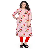 Women Printed Crepe Straight Kurti (Pack Of 2)-thumb2