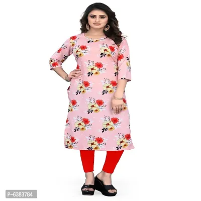 Women Printed Crepe Straight Kurti (Pack Of 2)-thumb3