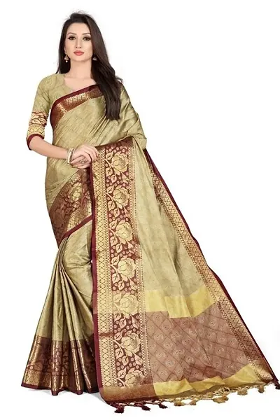 Velvet and Rasal Net Half and Half Sarees with Blouse piece
