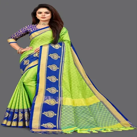 New Trendy Velvet Embroidered Saree with Blouse piece