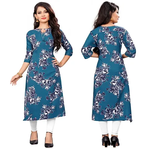 Women Crepe Straight Kurti (Pack Of 2)