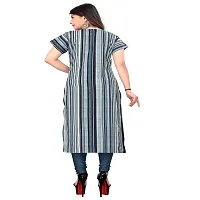 Stylish Grey Crepe Stitched Kurta For Women-thumb2