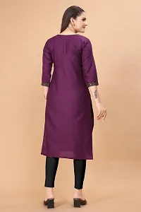 Women Printed Crepe Straight Kurti (Pack Of 3)-thumb4