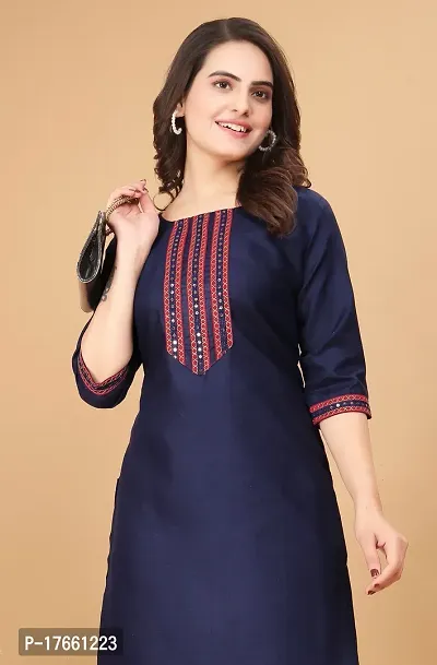 Fancy Crepe Kurtis For Women Pack Of 2-thumb2