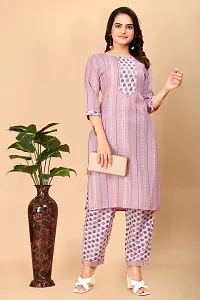 Women Printed Crepe Straight Kurti (Pack Of 3)-thumb2