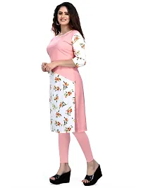 White Sky Blue Blue Bv Crepe Kurtas For Women-thumb1