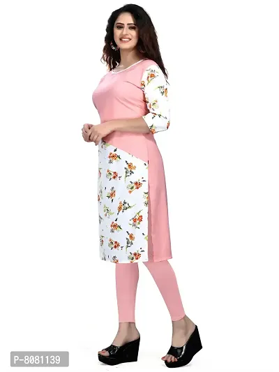 White Sky Blue Blue Bv Crepe Kurtas For Women-thumb2