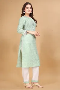 Trendy Designer Cotton Kurti With Pant set-thumb2