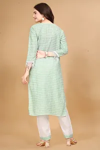 Trendy Designer Cotton Kurti With Pant set-thumb3