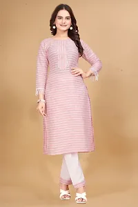 Trendy Designer Cotton Kurti With Pant set-thumb1