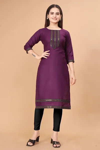 Fancy Crepe Kurta Set For Women