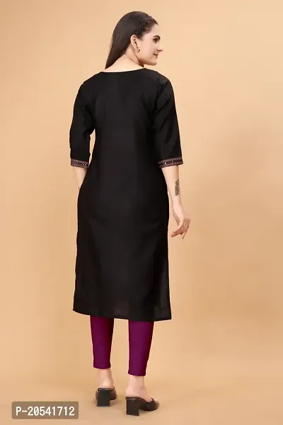 Fancy Crepe Kurta Set For Women-thumb4