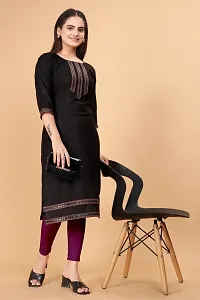 Fancy Crepe Kurta Set For Women-thumb4