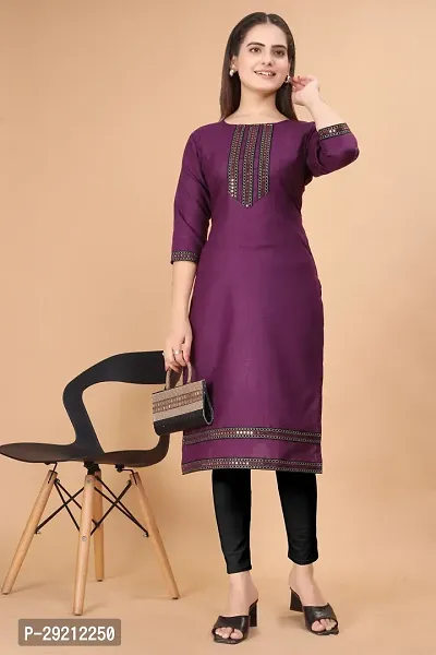 Stylish Cotton Kurta For Women-thumb0