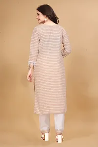 Stylish Cotton Striped Kurta Bottom Set for Women-thumb2