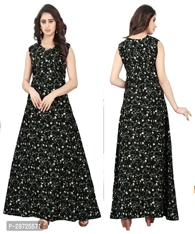 Poly Crepe Ethnic Gowns For Women