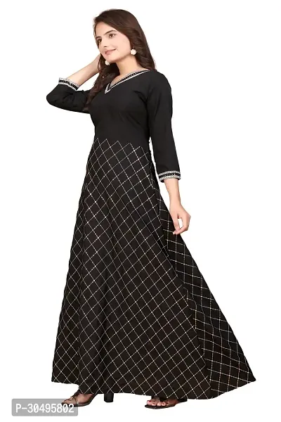 Women Long Embroidery Gown-thumb3