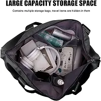 Large Capacity Folding Travel Bag - PINK-thumb1