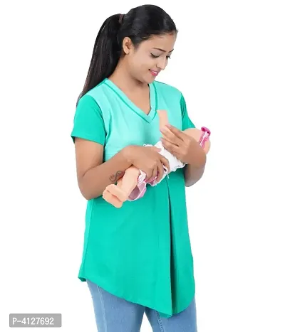 Women's Half sleeve Baby Feeding Top-thumb0