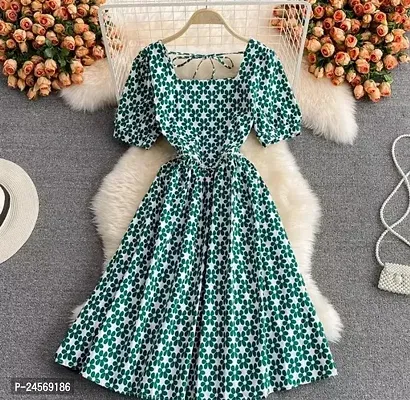 Stylish Crepe Dress For Women