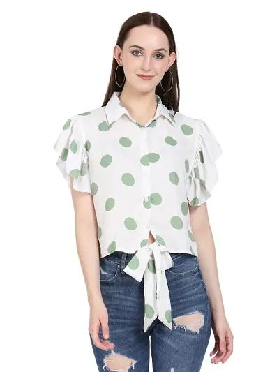 Women Fancy Front Tie Up Shirt