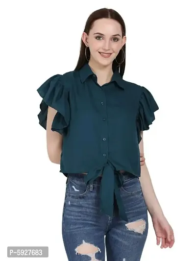 Women Fancy Front Tie Up Shirt