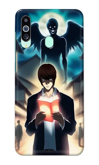 Classic Designer Printed Hard Case Light Yagami Death Note Back Cover Compatible With Samsung M40, A60