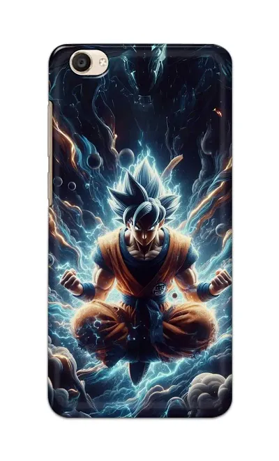 Classic Designer Printed Hard Case Son Goku Back Cover Compatible With Vivo Y55