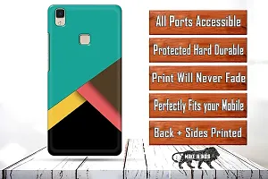 Classic Designer Printed Hard Case Back Cover Compatible With Vivo V3 Max-thumb1