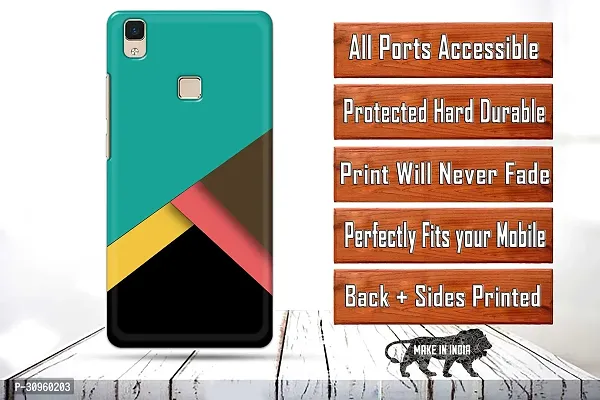 Classic Designer Printed Hard Case Back Cover Compatible With Vivo V3 Max-thumb2