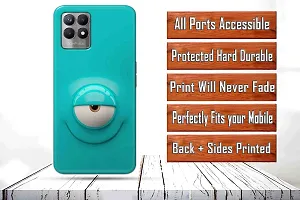 Classic Designer Printed Hard Case Back Cover Compatible With Realme 8I, Realme Narzo 50-thumb1