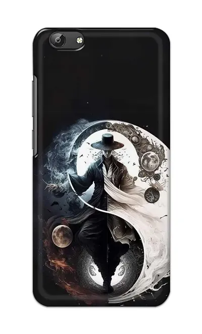 Classic Designer Printed Hard Case Yin Yang Spiritual Peace Back Cover Compatible With Vivo Y69