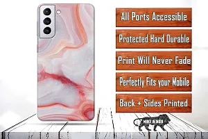 Classic Designer Printed Hard Case Back Cover Compatible With Samsung S21-thumb1