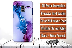 Classic Designer Printed Hard Case Back Cover Compatible With Samsung A8 Plus-thumb1