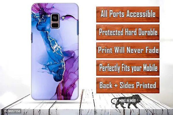 Classic Designer Printed Hard Case Back Cover Compatible With Samsung A8 Plus-thumb2