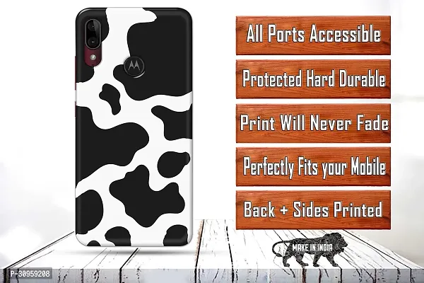 Classic Designer Printed Hard Case Back Cover Compatible With Moto E6S, Moto E6 Plus-thumb2